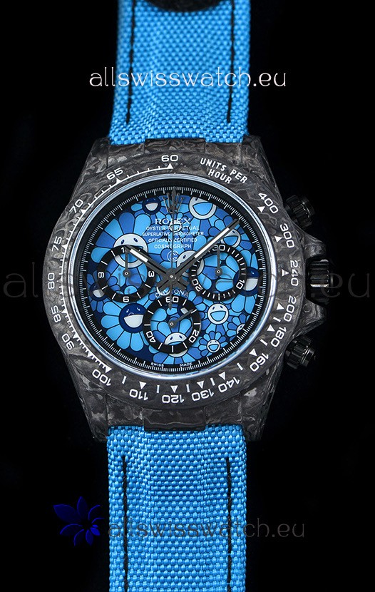 Rolex Daytona CHRONUSART Forged Cabon Casing 1:1 Mirror Replica Multicolored Dial