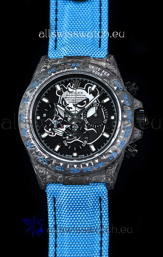 Rolex Daytona CHRONUSART Forged Cabon Casing 1:1 Mirror Replica Multicolored Dial