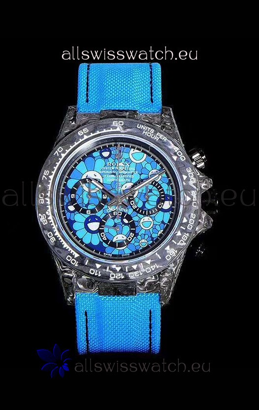 Rolex Daytona CHRONUSART Forged Cabon Casing 1:1 Mirror Replica Multicolored Dial