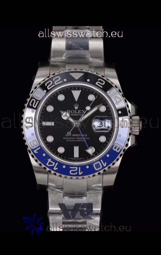 Rolex GMT Masters II 126710BLNR Batman Cal.3186 Movement Swiss Replica - Ultimate 904L Steel Watch