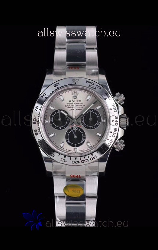 Rolex Daytona 116519 White Gold Original Cal.4130 Movement - 1:1 Mirror 904L Steel Watch