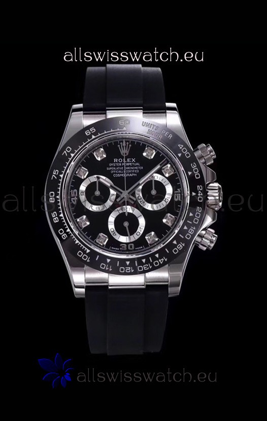 Rolex Daytona 116509 White Gold Original Cal.4130 Movement - 1:1 Mirror 904L Steel Watch