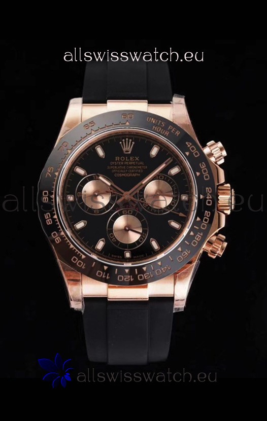 Rolex Daytona 116515LN Everose Gold Original Cal.4130 Movement - 1:1 Mirror 904L Steel Watch