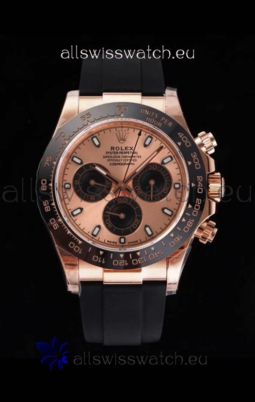 Rolex Daytona 116515LN Everose Gold Original Cal.4130 Movement - 1:1 Mirror 904L Steel Watch