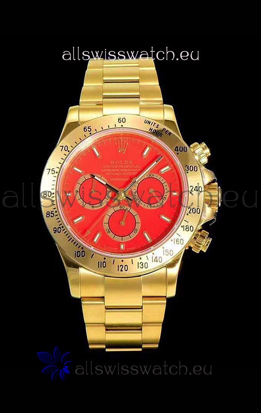 Rolex Daytona 116508 Yellow Gold Original Cal.4130 Movement - 1:1 Mirror 904L Steel Watch