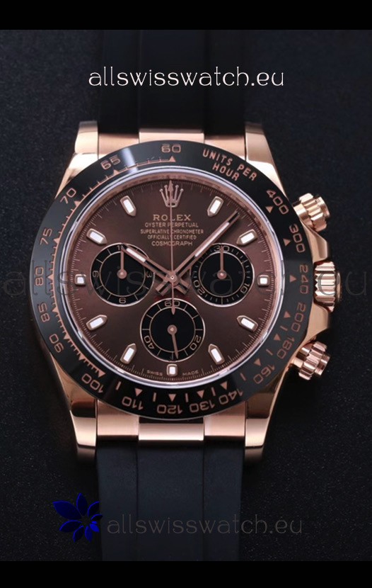 Rolex Daytona 116515LN-0041 Everose Gold Original Cal.4130 Movement - 1:1 Mirror 904L Steel Watch
