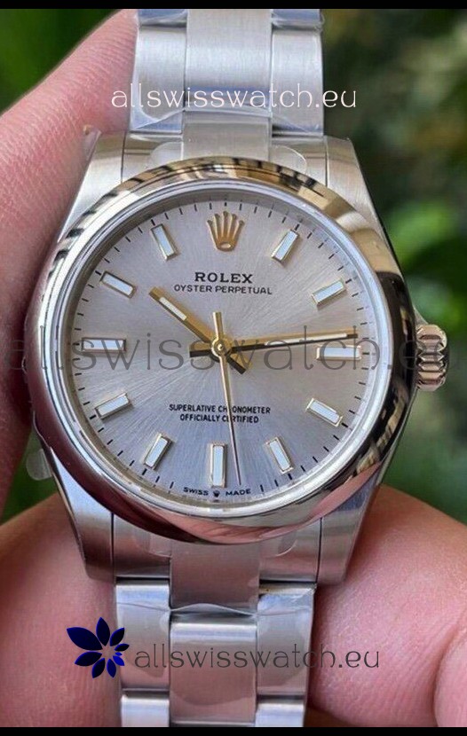 Rolex Oyster Perpetual REF#277200 31MM Swiss Movement Swiss Replica Steel Dial 904L Steel 1:1 Mirror Replica Watch
