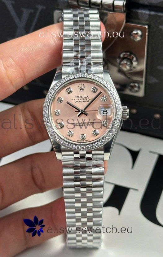 Rolex Super Clone Datejust ETA 2688 Movement 31MM Stainless Steel Case Champange Dial Watch