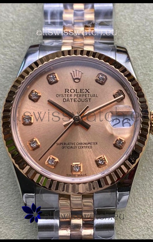 Rolex Datejust 278271 31MM Swiss Replica in 904L Steel in Champange Dial - 1:1 Mirror Replica