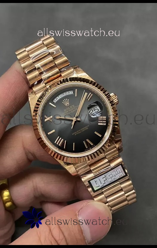 Rolex Day Date Presidential 18K Rose Gold Watch 40MM - Brown Dial 1:1 Mirror Quality