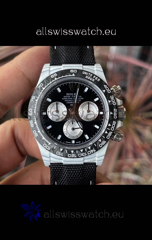Rolex Cosmograph Daytona DiW Irbis V2 Edition Carbon Fiber Watch - Cal.4130 Movement