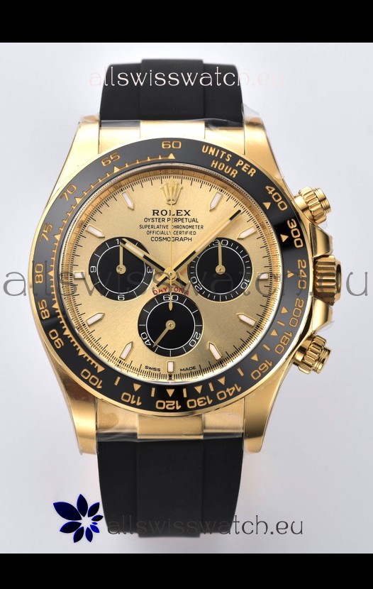 Rolex Cosmograph Daytona M116518LN-0048 Yellow Gold Original Cal.4131 Movement - 904L Steel Watch