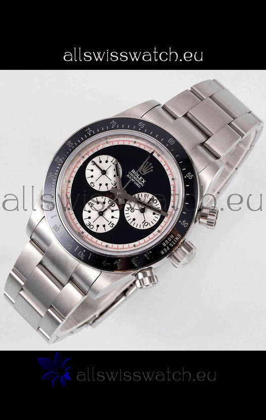 Rolex Daytona Super Clone BLAKEN Paul Newman Black Dial Swiss Replica Watch - 4130 Movement