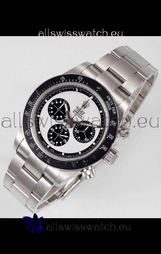 Rolex Daytona Super Clone BLAKEN Paul Newman White Dial Swiss Replica Watch - 4130 Movement