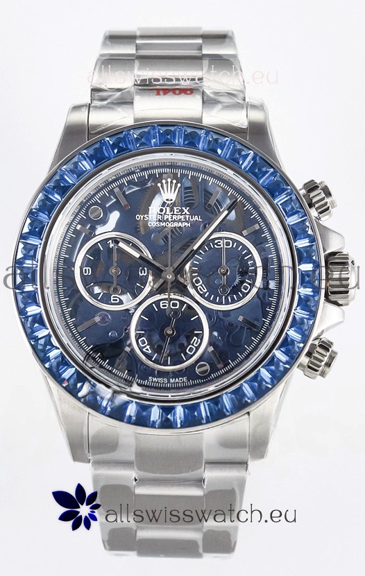 Rolex Daytona Super Clone "Artisans De Genève - Arolla Glacier" Edition Stainless Steel Watch 