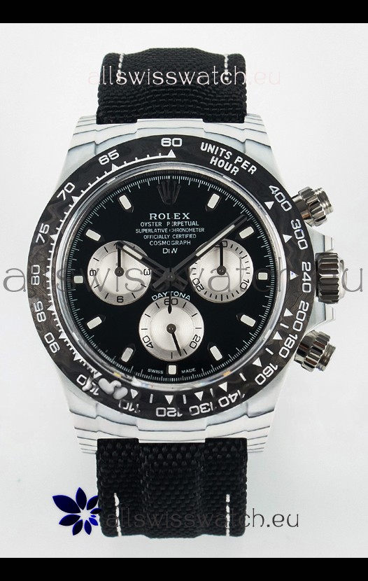 Rolex Daytona Super Clone DiW Irbis V2 Edition Carbon Fiber Watch - Cal.4130 Movement
