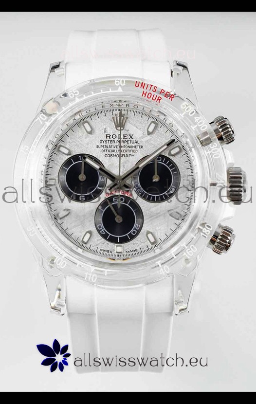 Rolex Daytona AET Remould Meteorite Dial Sapphires Casing 1:1 Swiss Replica Watch 