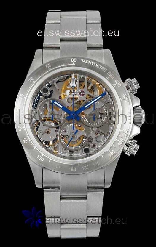 Rolex Daytona Super Clone "Artisans De Genève - Glacier" Edition Stainless Steel Watch 