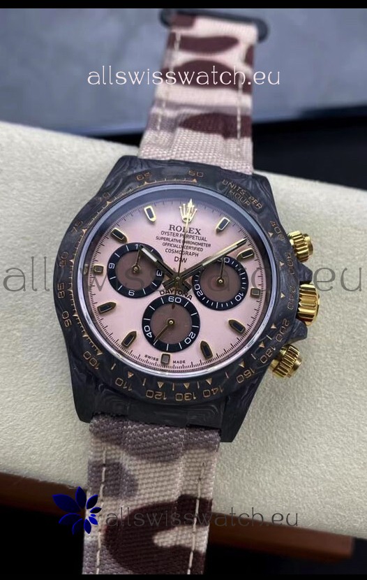 Rolex Daytona DiW Desert Eagle Edition Watch - Forged Cabon Casing 1:1 Mirror Replica