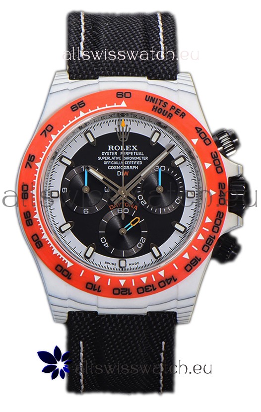 Rolex Cosmograph Daytona DiW OCELLARIS Edition White Carbon Fiber Watch - Cal.4130 Movement