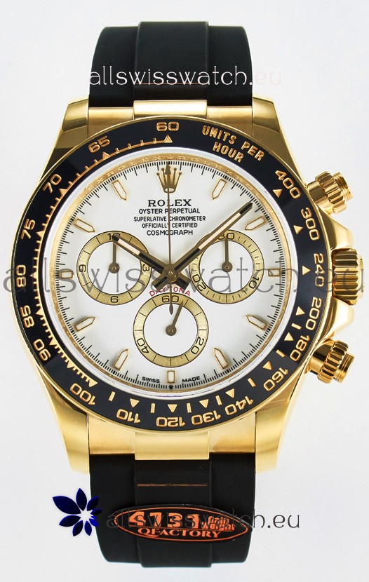 Rolex Cosmograph Daytona M126518 Yellow Gold White Dial Original Cal.4131 Movement