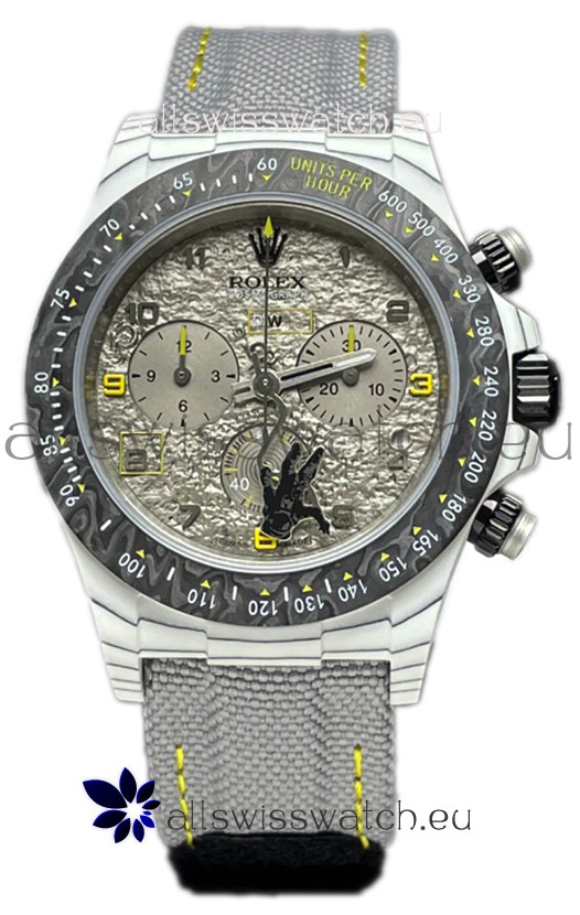 Rolex Cosmograph Daytona DiW Space Mission Carbon Fiber Watch Cal.4130 Movement