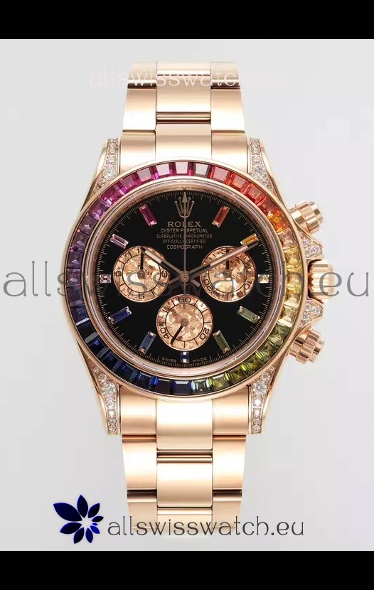 Rolex Cosmograph Daytona 116595RBOW Rose Gold Original Cal.4130 Movement