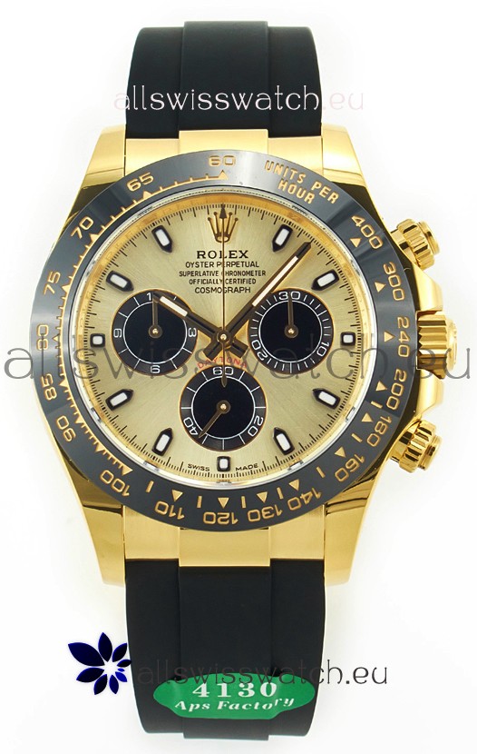 Rolex Cosmograph Daytona M126518 Yellow Gold Casing & Dial Cal.4130 Movement