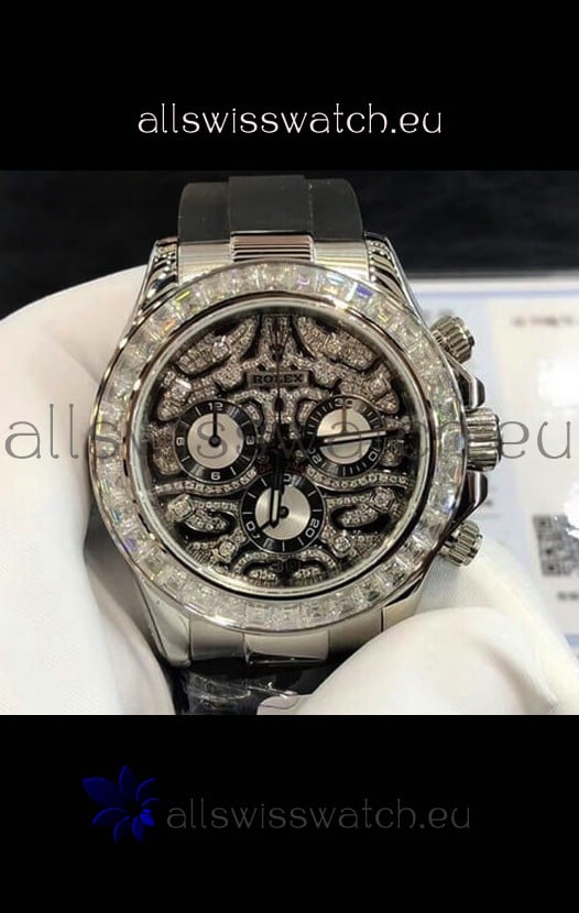 Rolex Cosmograph Daytona "Eye of the Tiger" Edition in 904L Steel Casing 1:1 Mirror Replica Watch 