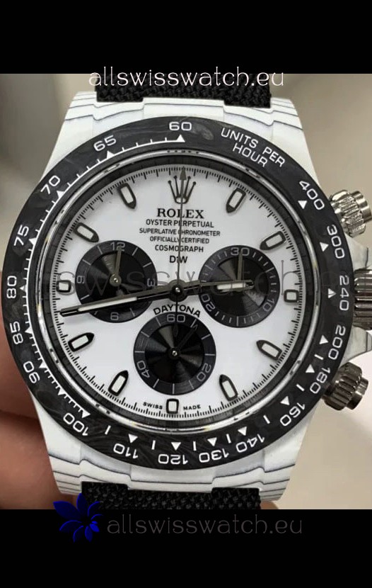 Rolex Cosmograph Daytona DiW Edition Carbon Fiber Watch - Cal.4130 Movement 