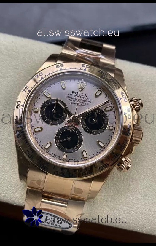 Rolex Cosmograph Daytona M116505-0016 Rose Gold Original Cal.4130 Movement - 904L Steel Watch