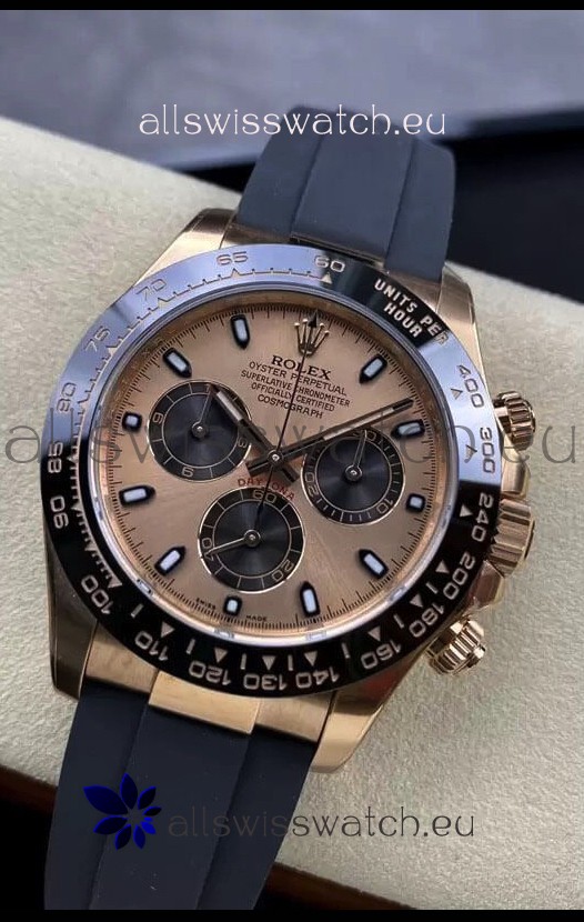 Rolex Cosmograph Daytona M116515LN-0018 Rose Gold Original Cal.4130 Movement - 904L Steel Watch