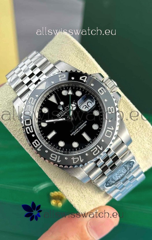 Rolex GMT Masters II 126710GRNR "Bruce Wayne" 904L Jubilee Strap Steel Swiss Replica Watch 