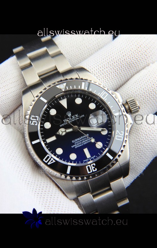 Rolex Submariner Japanese Replica Watch 904L Steel Gadient Dial Watch 