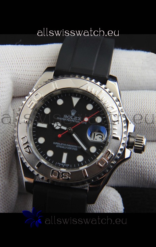 Rolex Yachtmaster Stainless Steel Japanese Replica Watch - 40MM