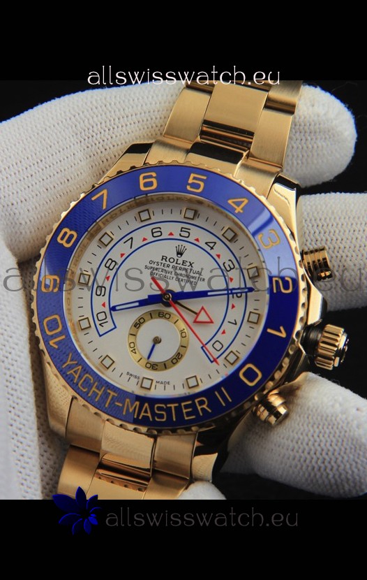 Rolex Yachtmater II Japanese Movement Replica Watch 44M Rose Gold