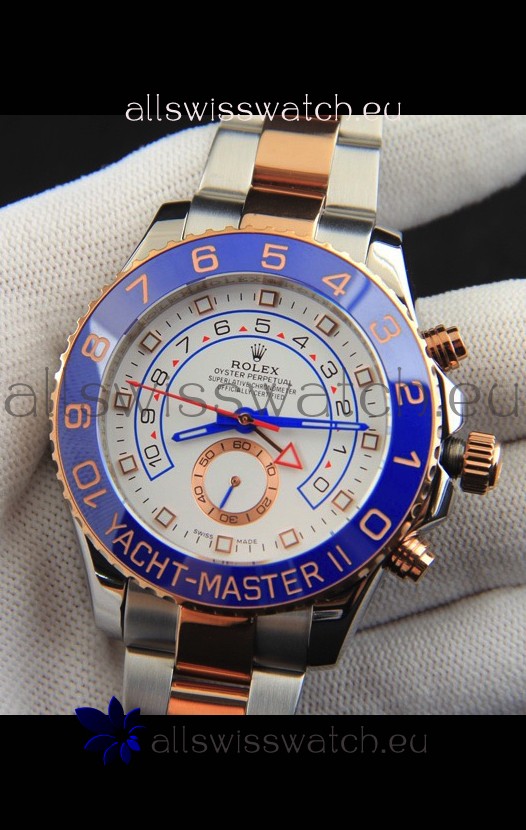 Rolex Yachtmater II Japanese Movement Replica Watch 44M Stainless Steel 