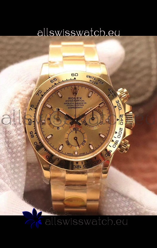 Rolex Cosmograph Daytona 116598 904L Stainless Steel 1:1 Mirror Cal.4130 Movement Watch