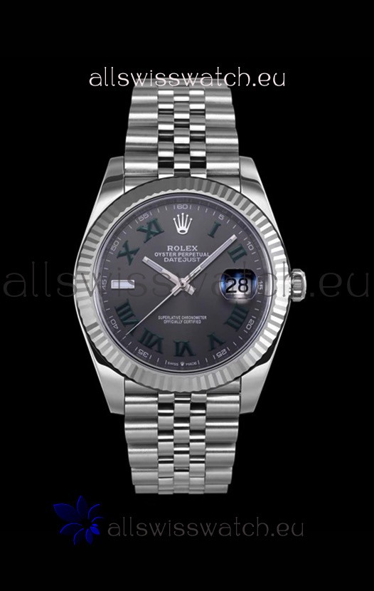 Rolex Datejust Wimbledon Cal.3235 Movement Swiss Watch - Ultimate 904L Steel 41MM