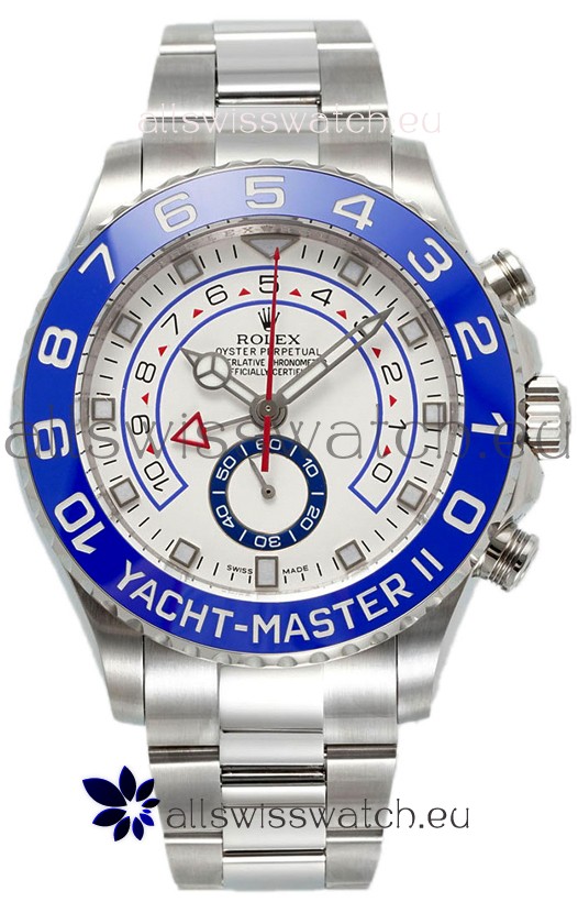 Rolex Yachtmaster II Stainles Steel Ref.116680 1:1 Mirror Replica Watch 904L Steel 