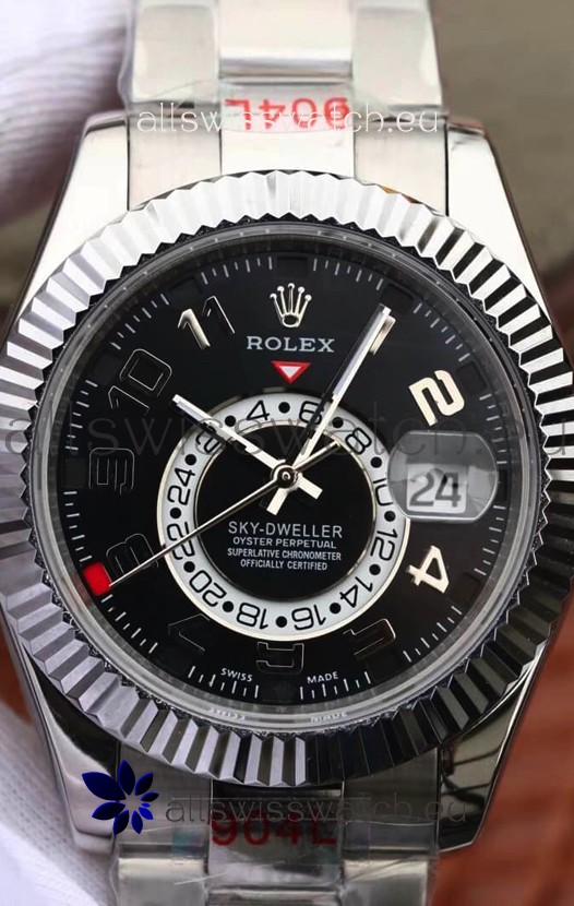 Rolex Sky-Dweller 326139 Swiss Replica Watch 42MM 1:1 Mirror Replica Watch 