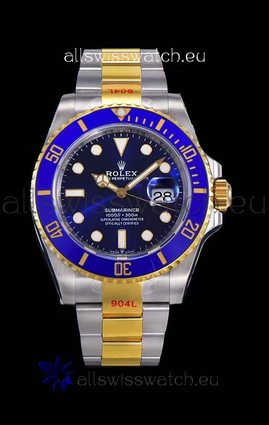 Rolex Submariner 41MM Two Tone 126613LB - Replica 1:1 Mirror - Ultimate 904L Steel Watch