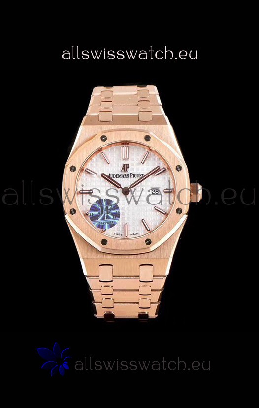 Audemars Piguet Royal Oak Quartz 33MM Swiss Watch Rose Gold - 1:1 Mirror Replica Edition