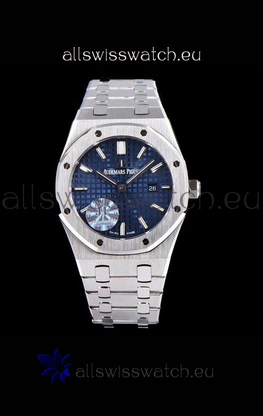 Audemars Piguet Royal Oak Quartz 33MM Swiss Watch Blue Dial - 1:1 Mirror Replica Edition