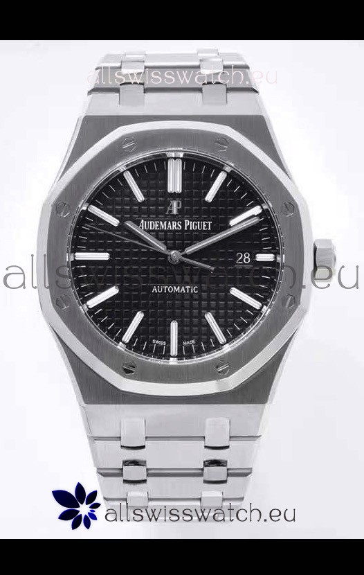 Audemars Piguet Royal Oak 41MM Black Dial 904L Steel CALIBRE 4302 Movement 1:1 Mirror Replica