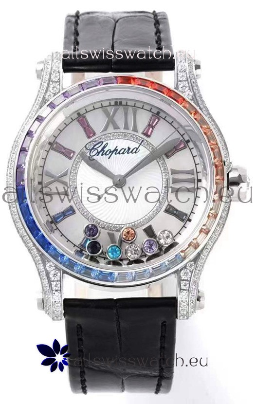 Chopard Happy Sport Swiss Automatic Replica Watch - Steel Casing - 36MM Wide 