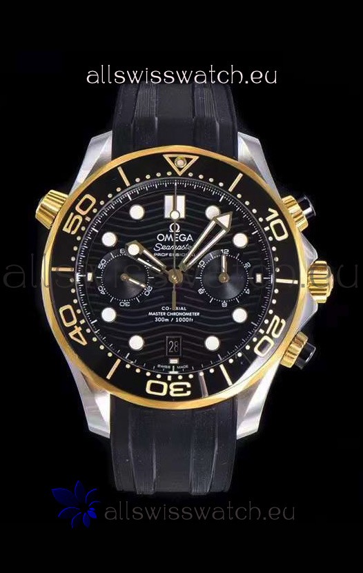 Omega Seamaster Co-Axial Master Chronometer Chronograph Yellow Gold 44MM 1:1 Mirror Replica