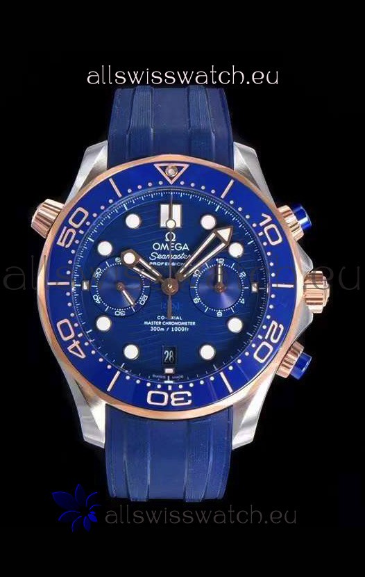 Omega Seamaster Co-Axial Master Chronometer Chronograph Rose Gold 44MM 1:1 Mirror Replica