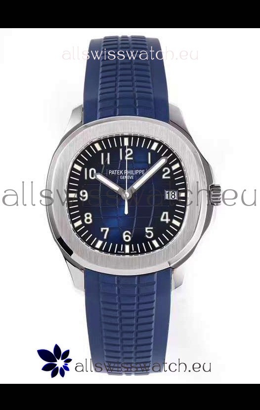 Patek Philippe Aquanaut 5168G Swiss Replica Watch Blue Dial - 1:1 Mirror Edition