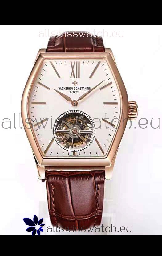 Vacheron Constantin Malte Tourbillon 1:1 Mirror Quality Rose Gold Swiss Replica Watch 